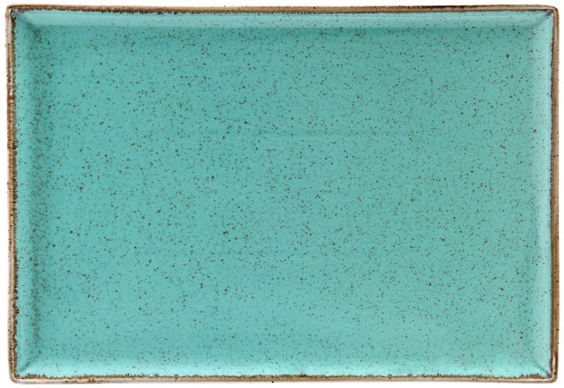 Lautanen suorakaide Sidina, 35x26 cm (PxL), turkoosi, hinta 2 kpl
