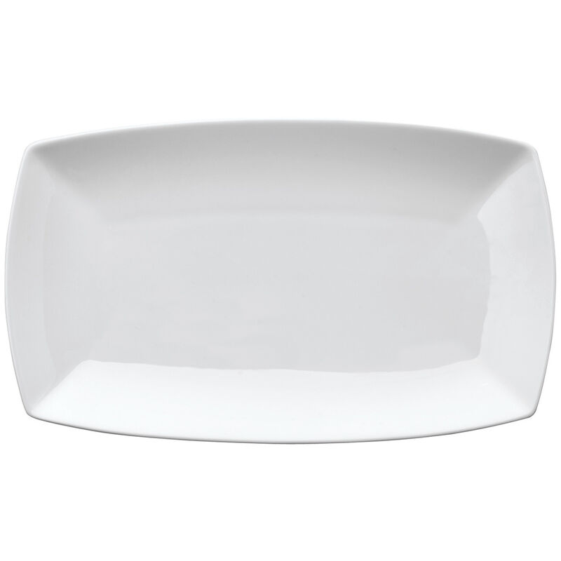 Lautanen suorakaide Bali, valkoinen 32x19 cm, hinta 6 kpl